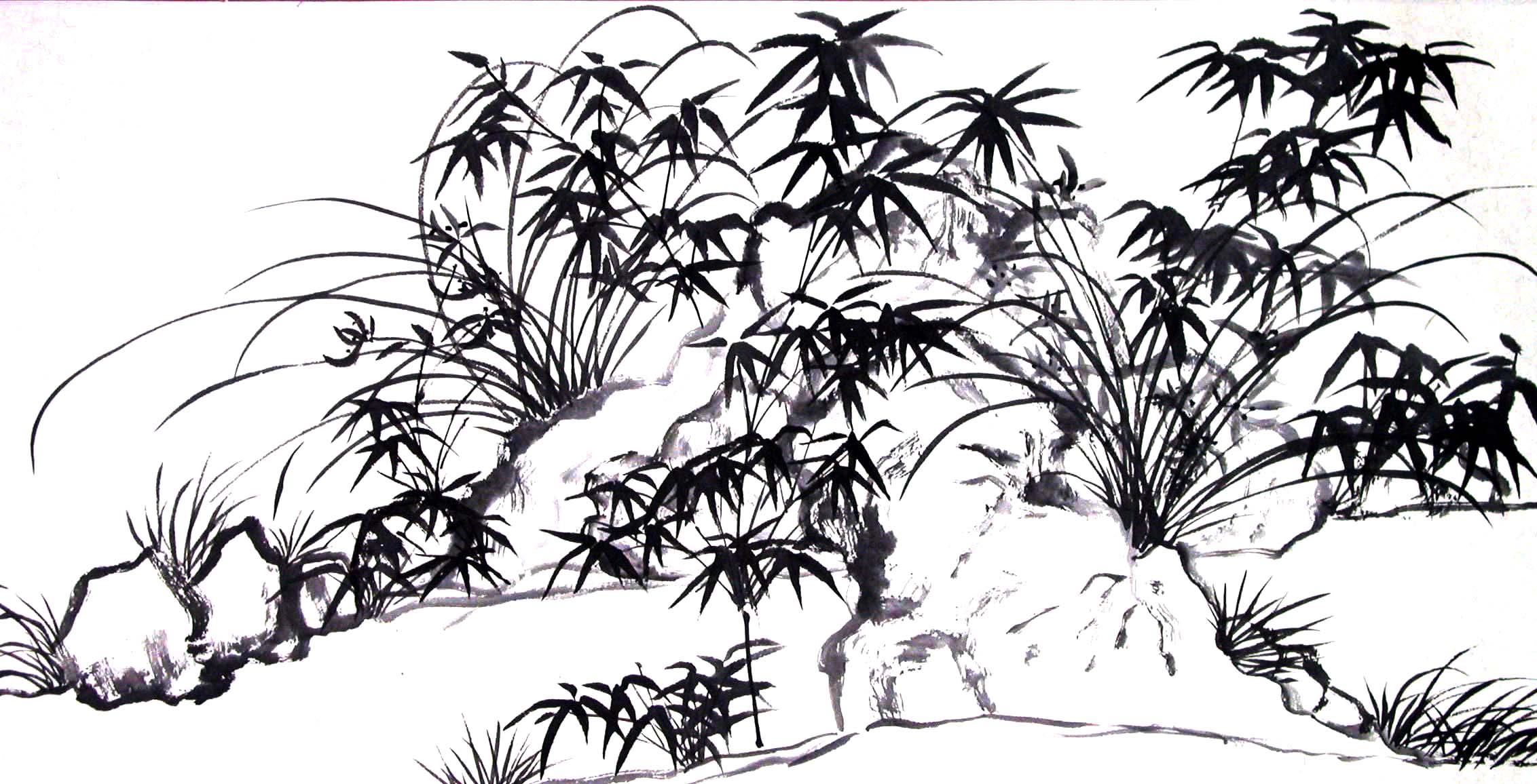Bamboo in Rocks